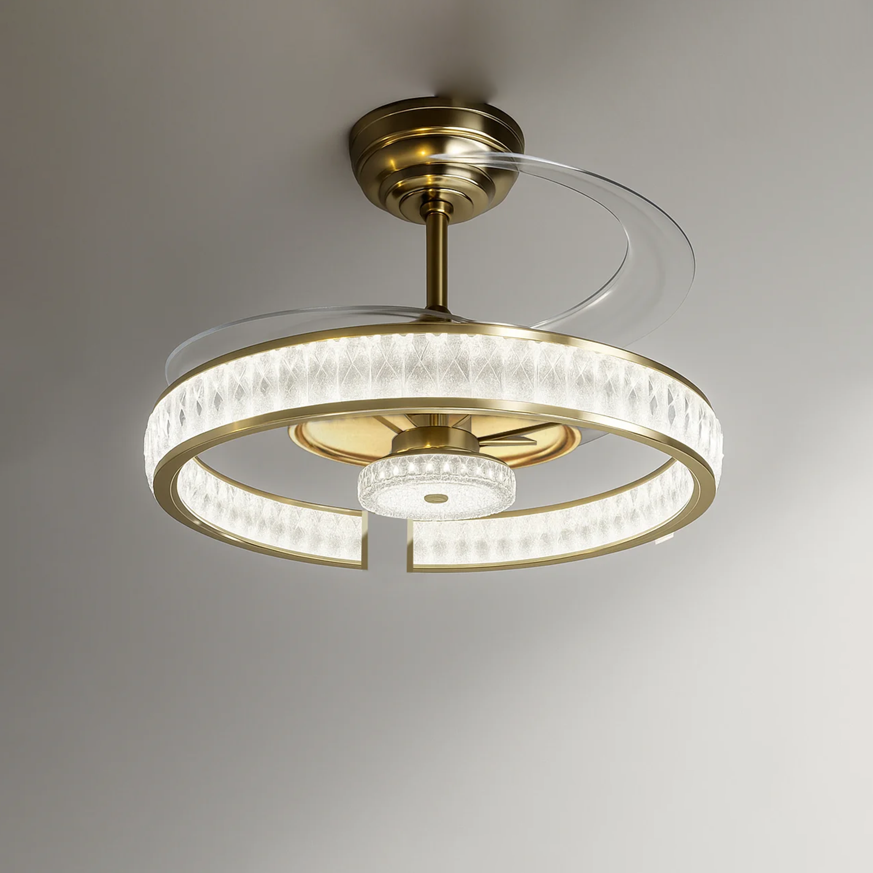 Willow Helix Crystal Fanlight